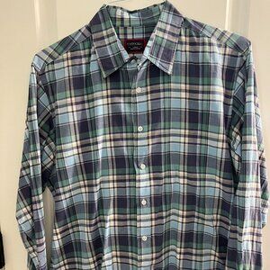 UNTUCK It - blue/green sz Large